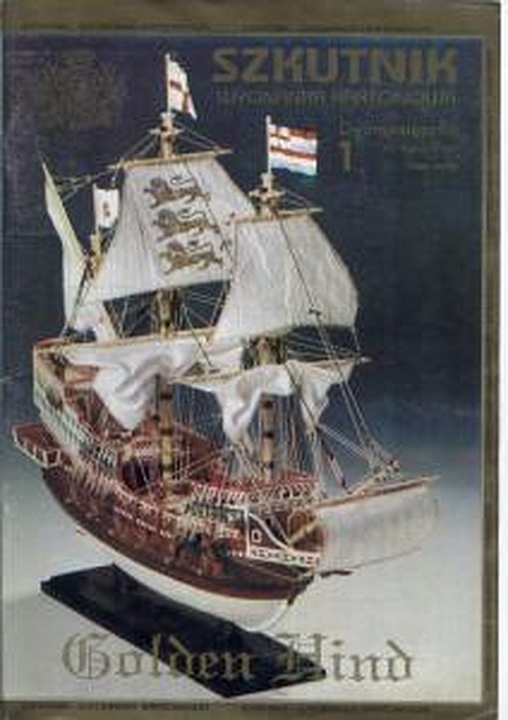 Plan Galleon Golden Hind - SZKUTNIK